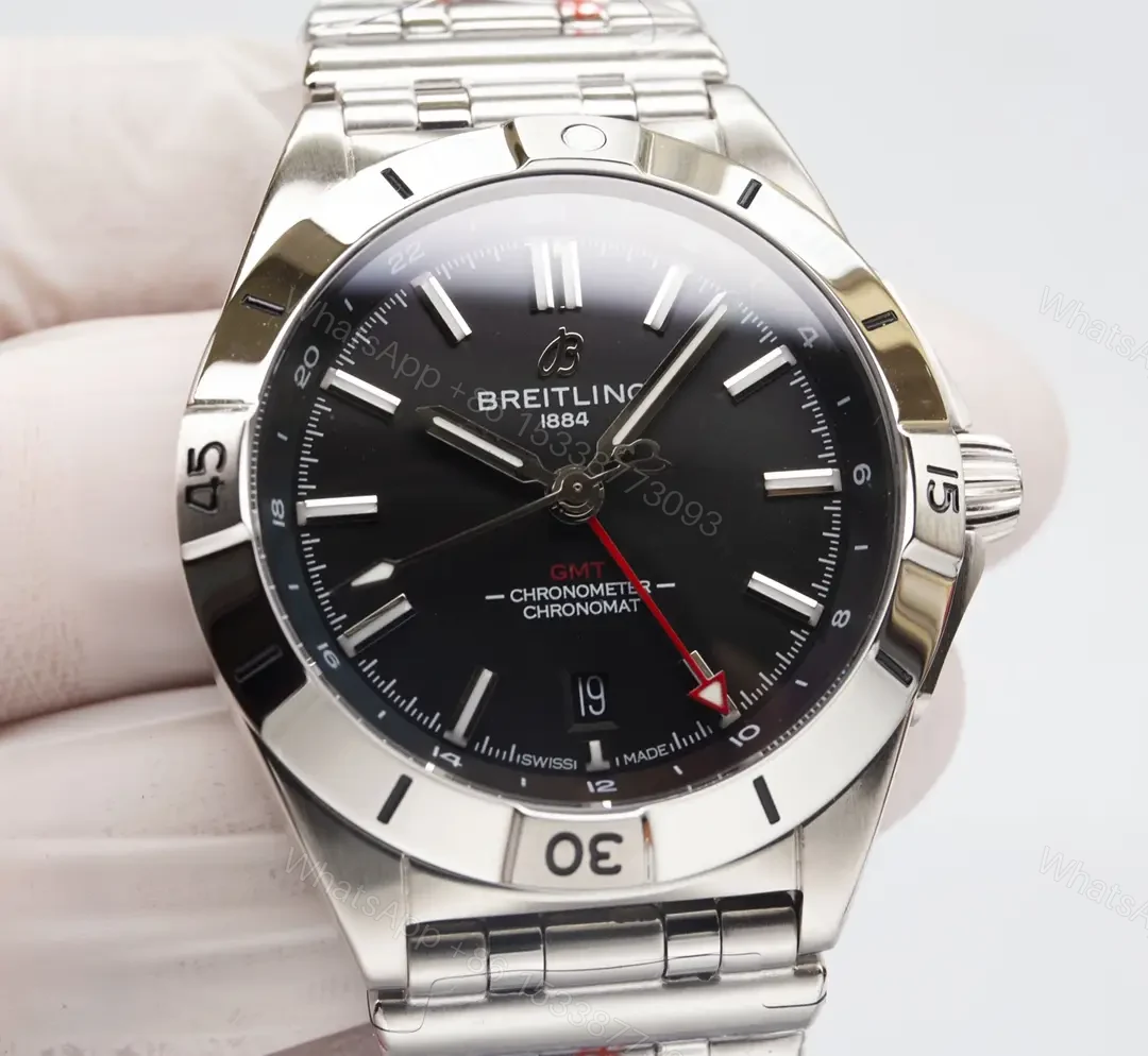 View 2 of Breitling Chronomat GMT 40 Replica Steel Bracelet 40MM Premium A32398101M1A1