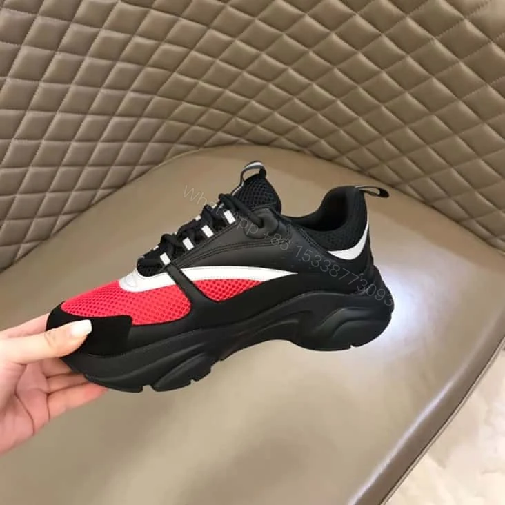View 7 of B22 SNEAKER TECHNICAL MESH WITH AND CALFSKIN – CD110