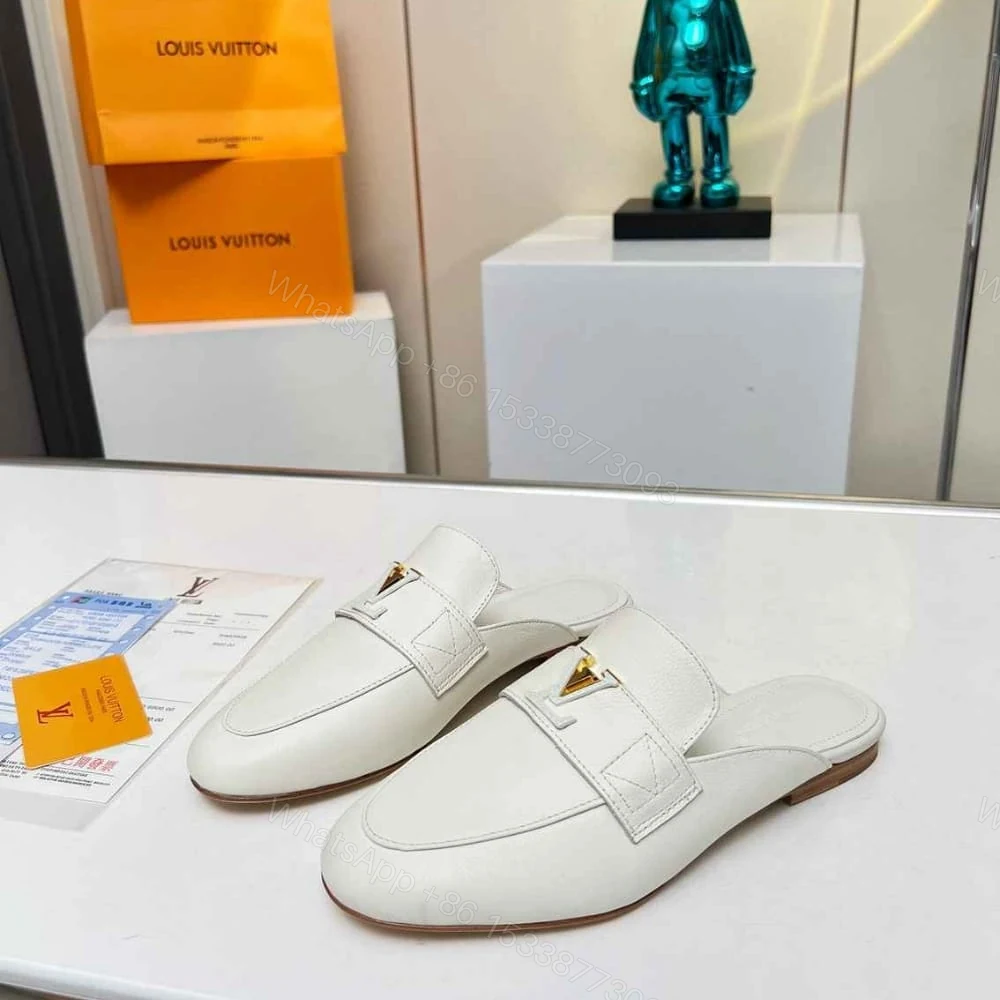 View 2 of LOUIS VUITTON MARE OPEN BACK LOAFER WHITE