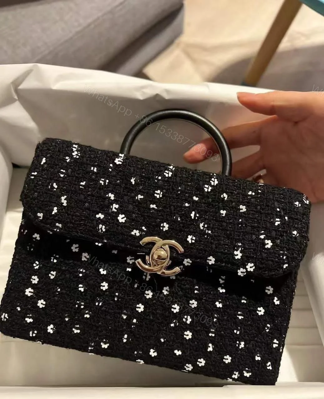 View 2 of Chanel Tweed Bag