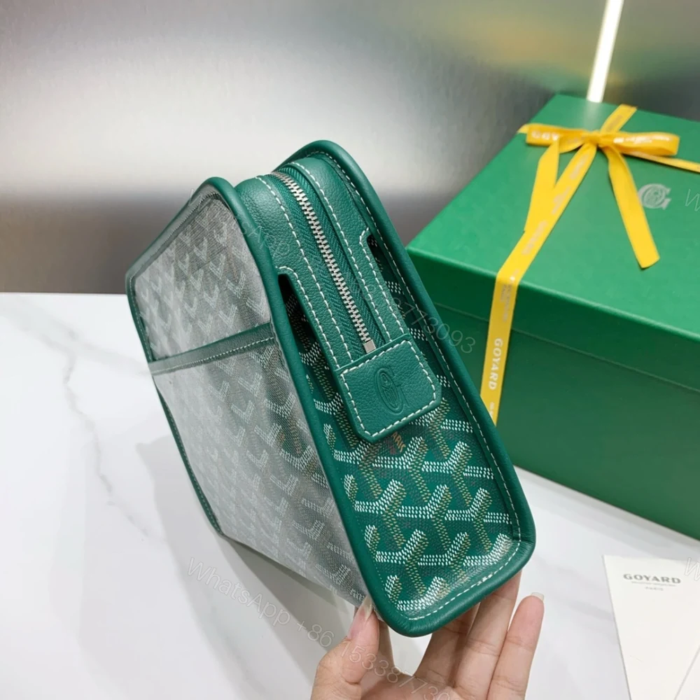 View 2 of 高仿Goyard*JOUVEN5多功能洗漱手拿包藍色小號免檢版