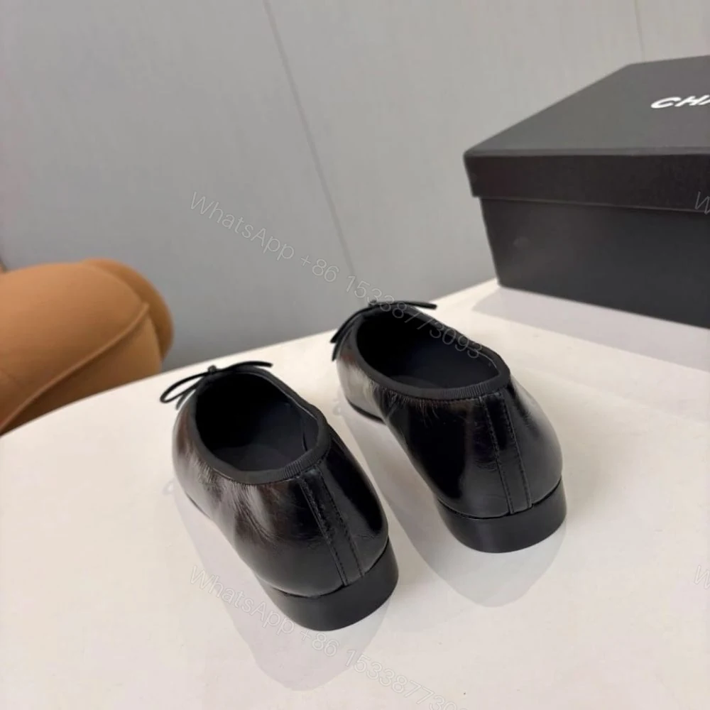 View 8 of Chanel Ballet Flats Black And White