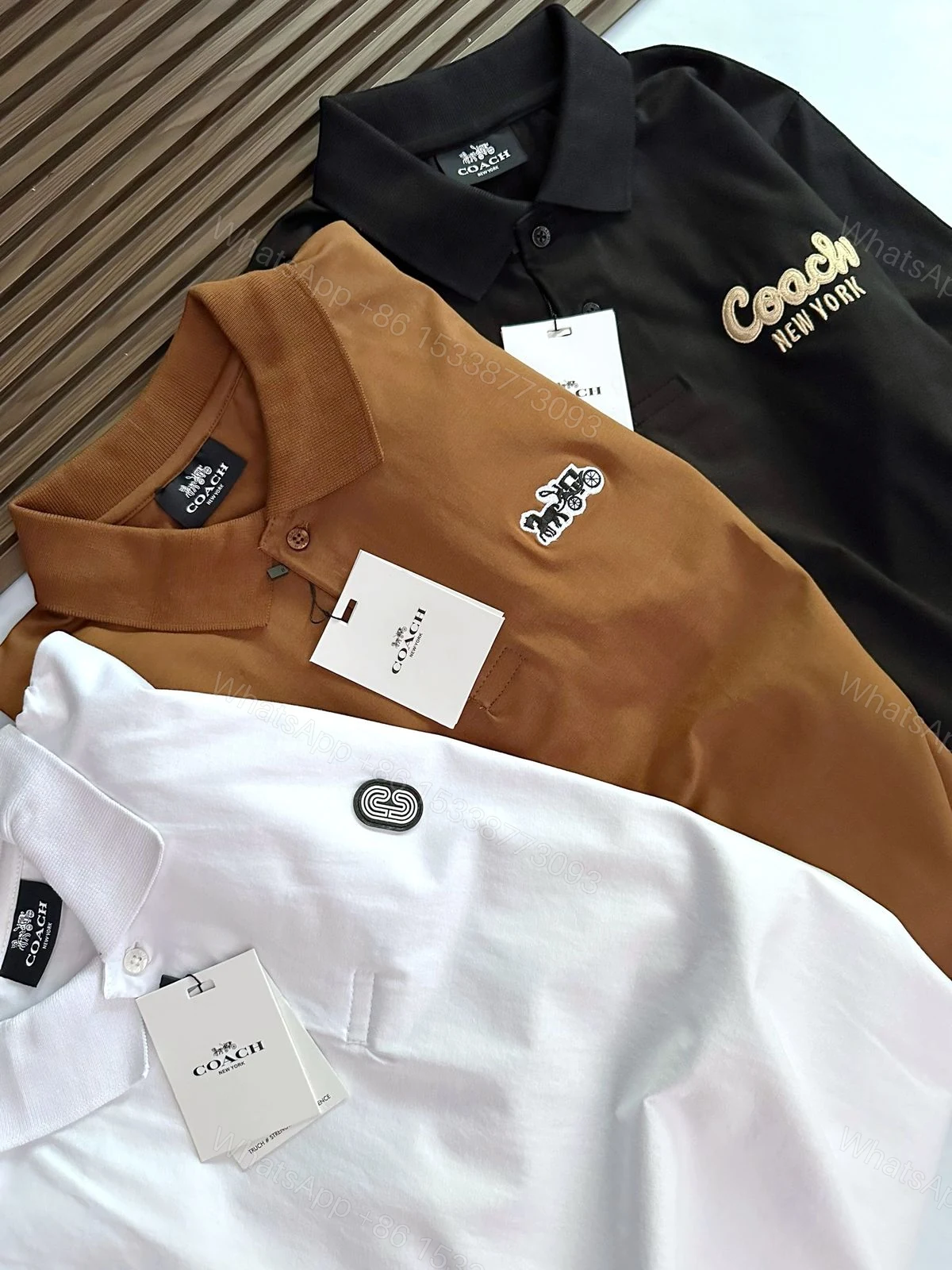 View 18 of FIRST COPY COACH IMPORTED QUALITY EXCLUSIVE POLO TEES