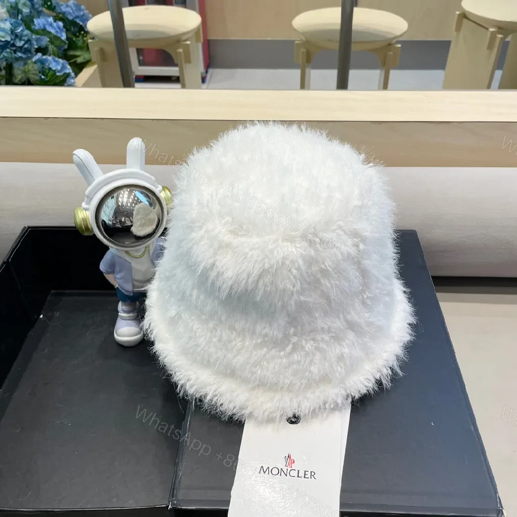 View 3 of Fuzzy Knit Visor Hat – Soft Warmth, Urban Luxe Style