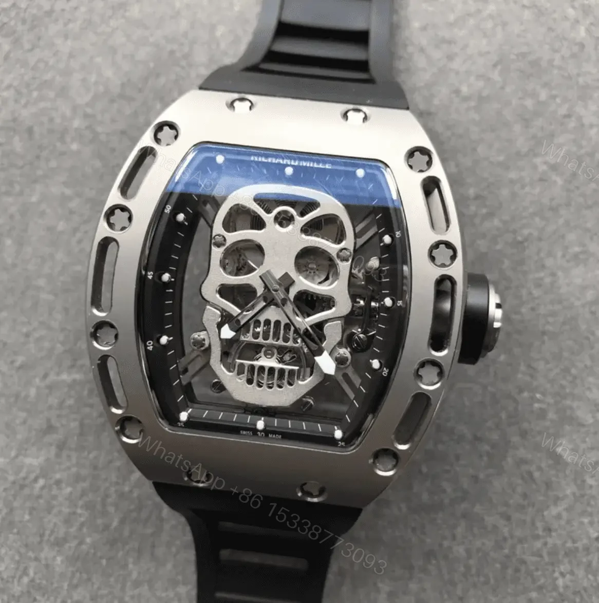 View 4 of Richard Mille Swiss Clone – RM052 Skeleton Tourbillon Movement