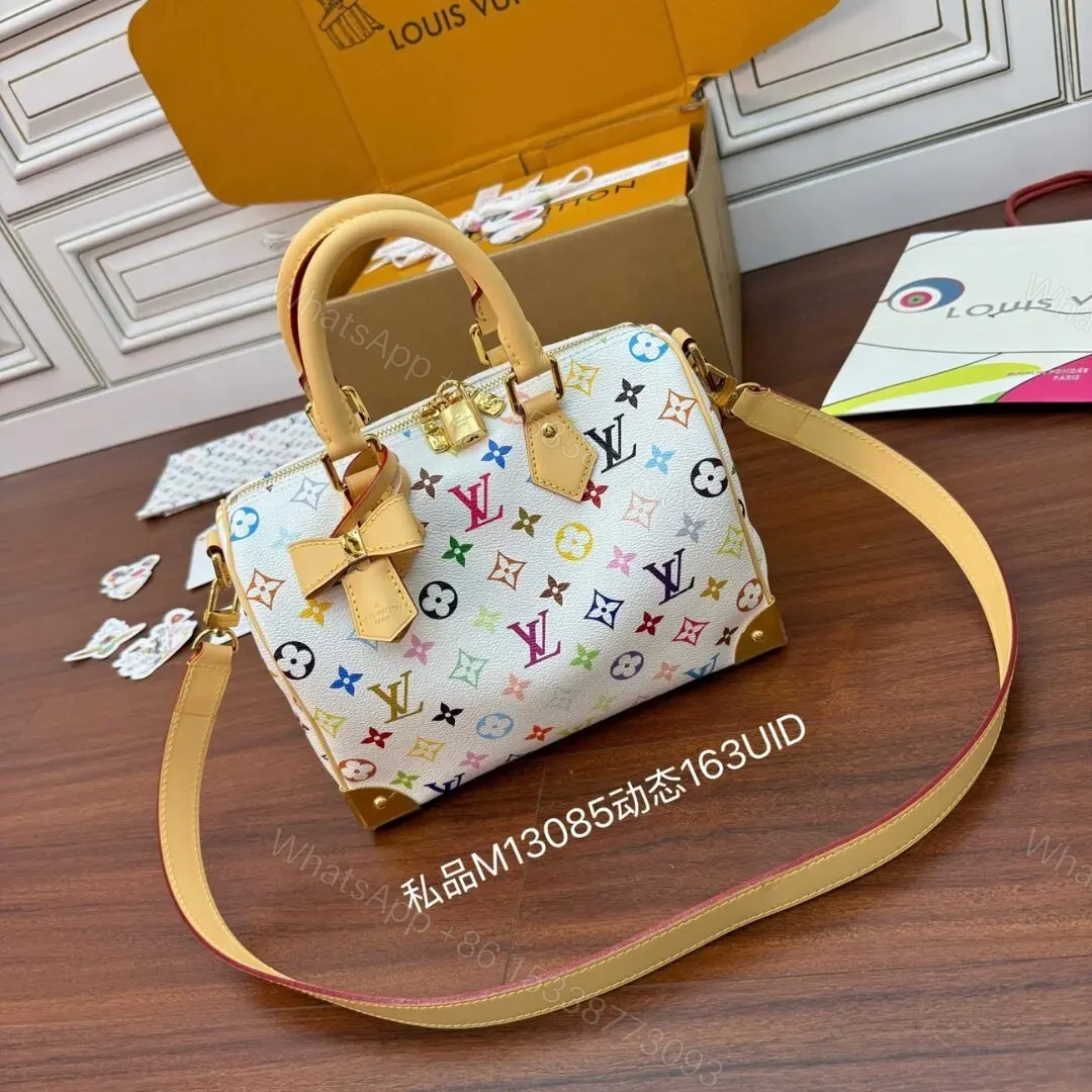 Louis Vuitton x Takashi Murakami Monogram Multicolor Speedy Bandoulière 25 — view 2