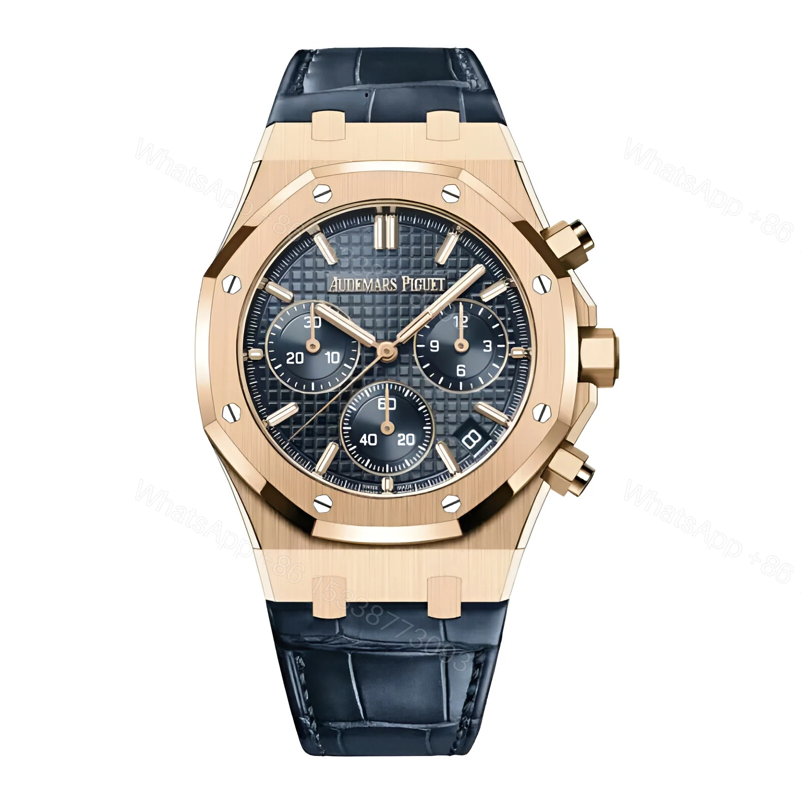 Audemars Piguet Blue Leather Replica — view 1