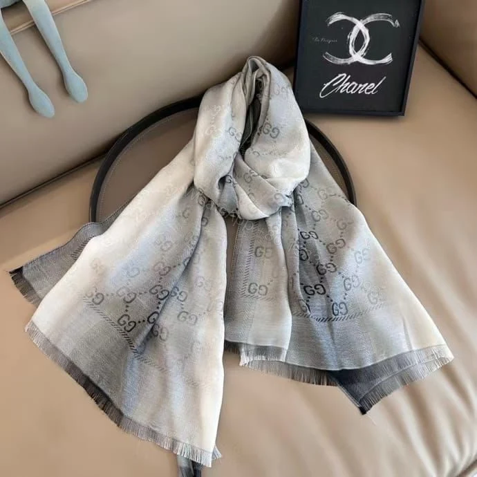View 4 of First Copy Gucci GG Semi-Woollen Stole