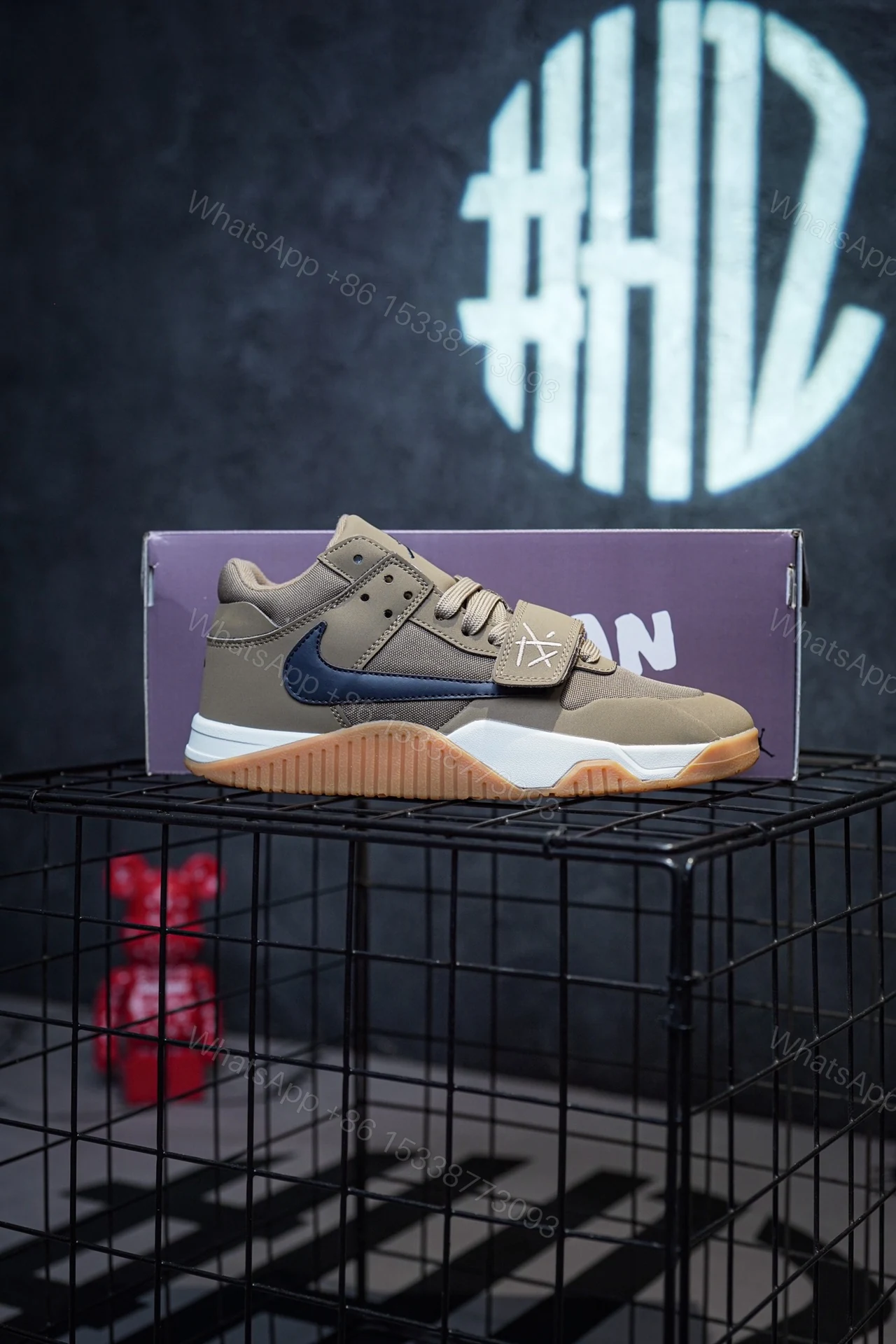 View 9 of Travis Scott x Jordan Jumpman Jack Brown Replica