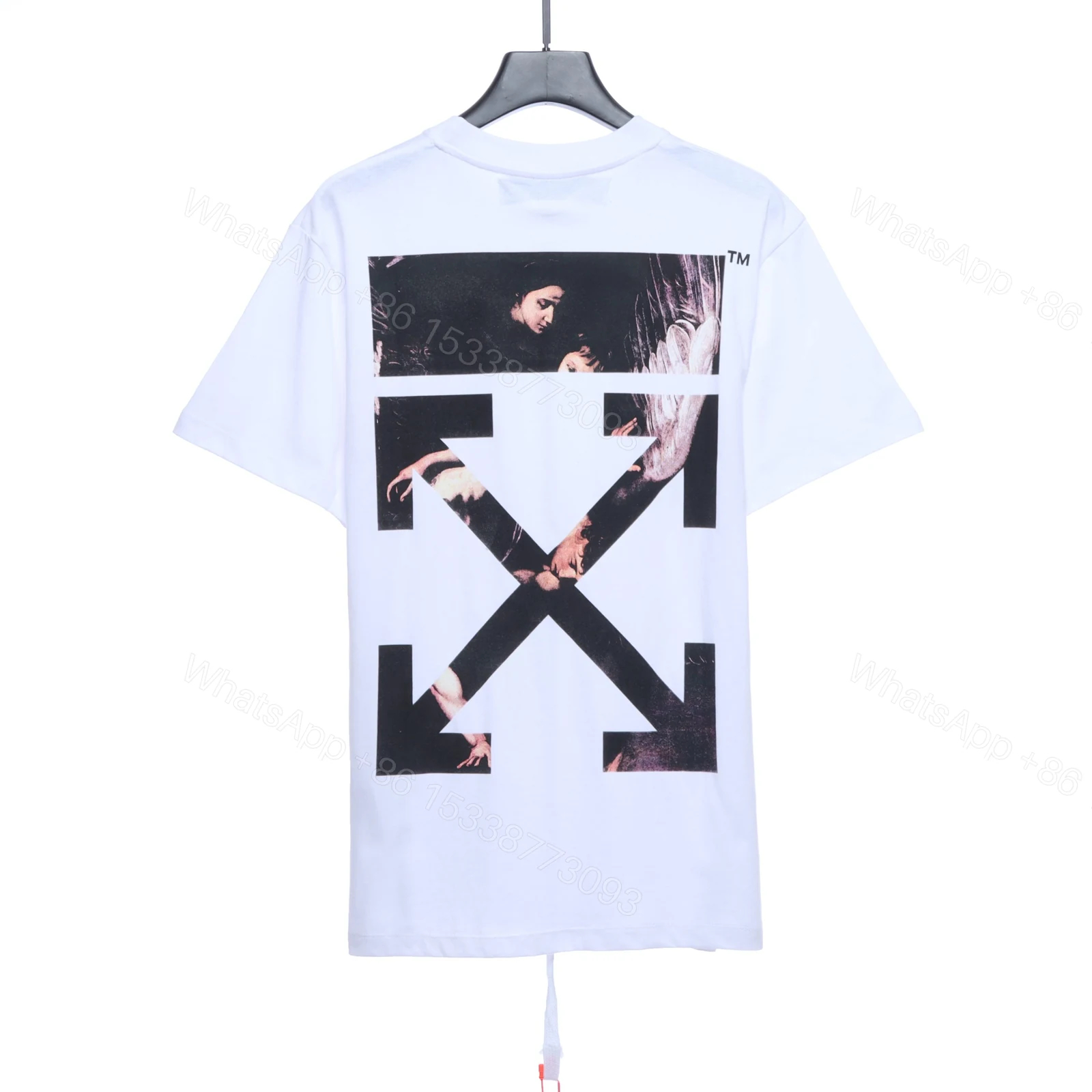Off-White Angel Oil Painting White T-Shirt — view 1