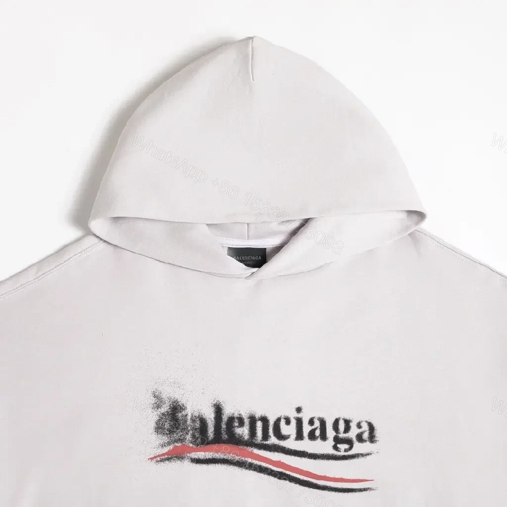 View 8 of Minimalist White Hoodie: Premium Graphic, Casual Luxe Comfort