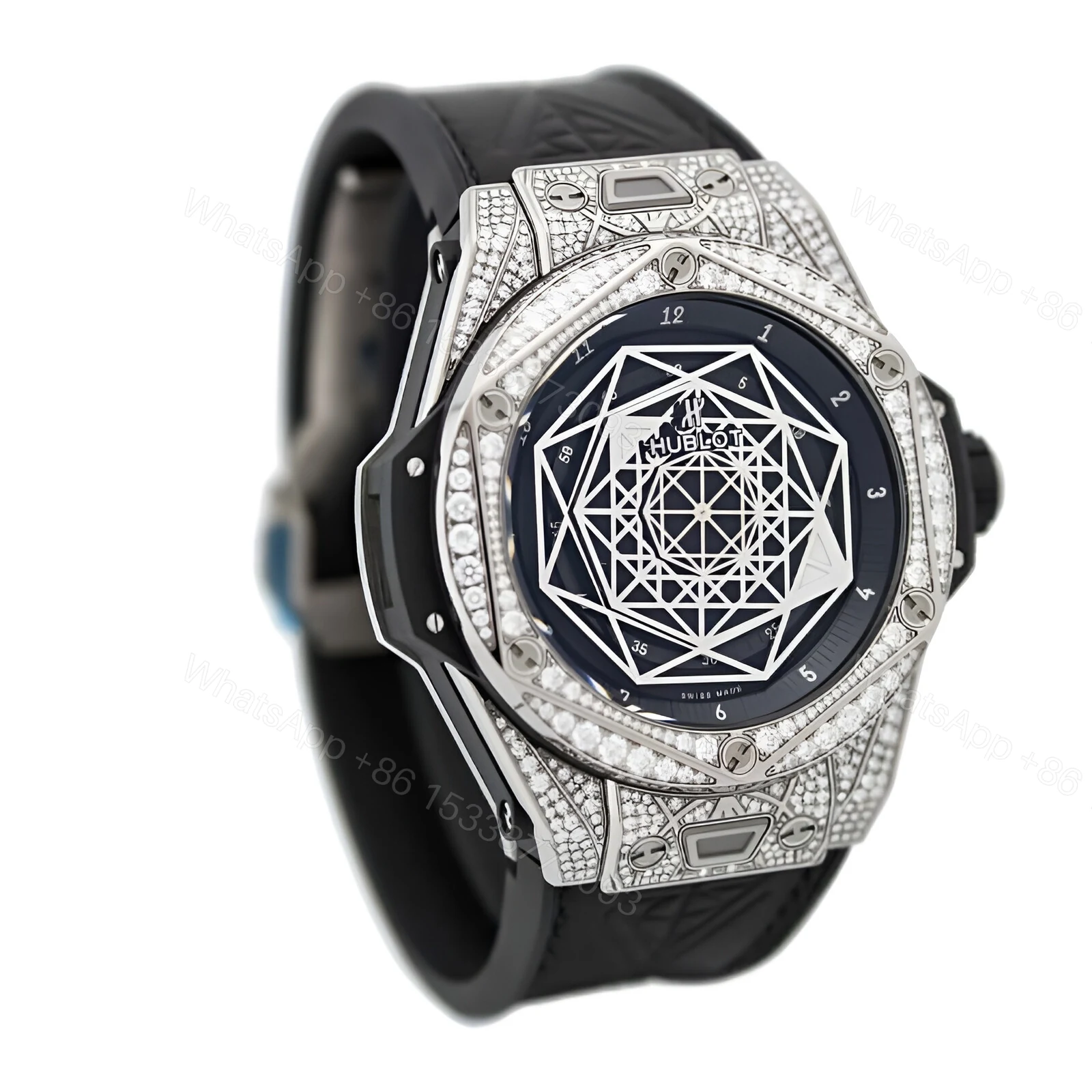 View 2 of Hublot Iced Out Replica