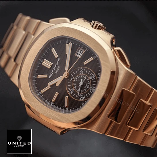 View 8 of Patek Philippe Nautilus Brown Dial Replica