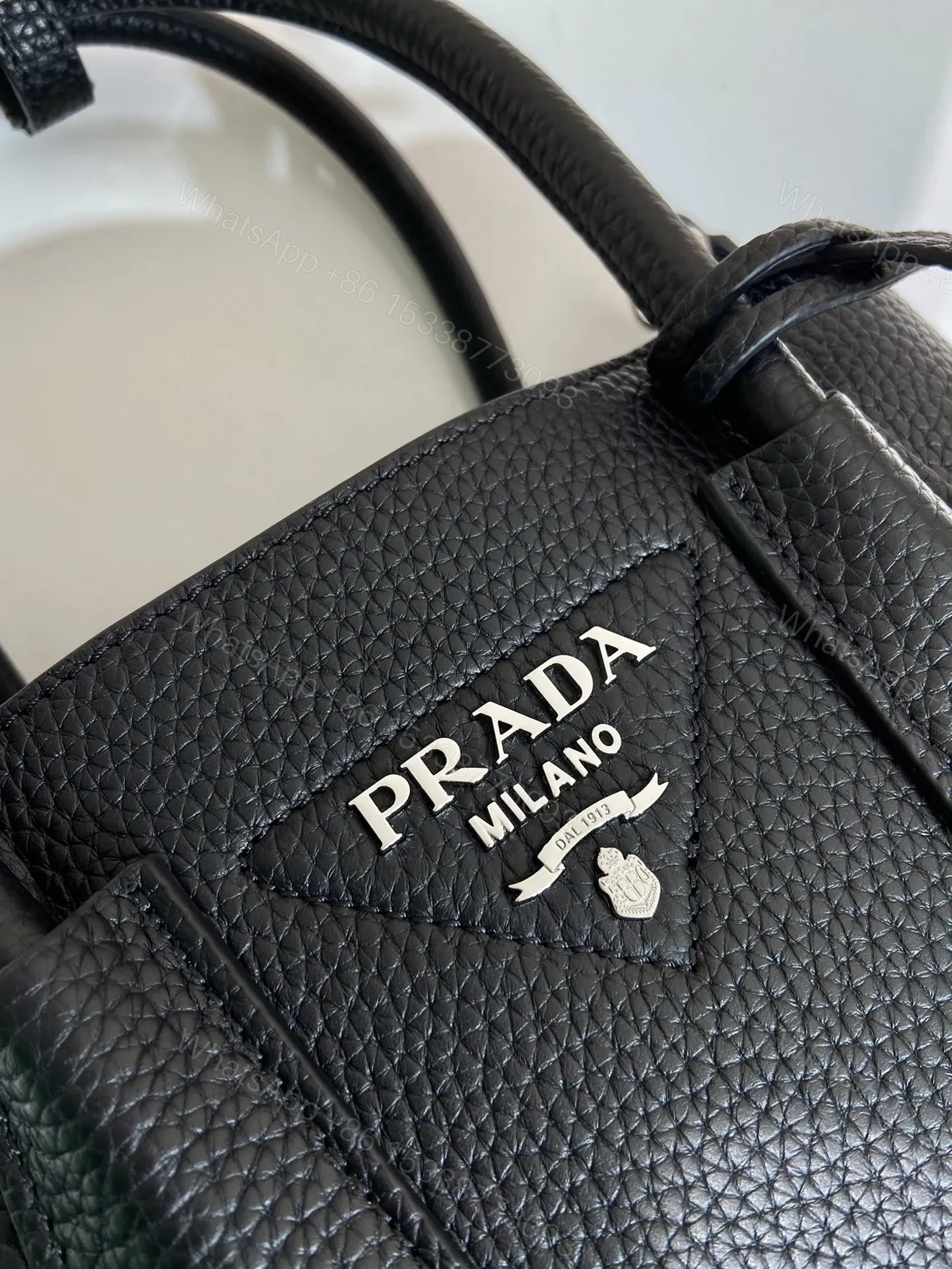 View 6 of Prada Small Prada Double Saffiano leather bag