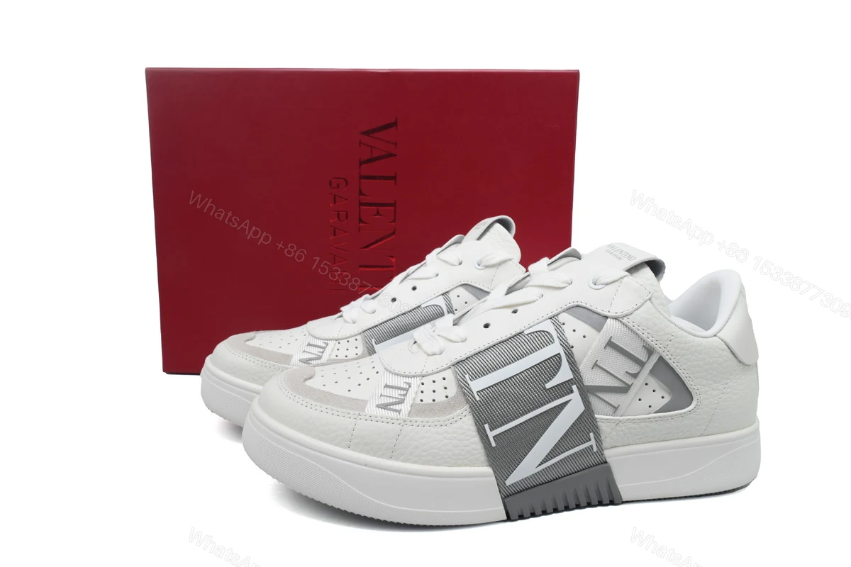 Valentino Garavani VL7N Low Sneakers White Grey — view 2