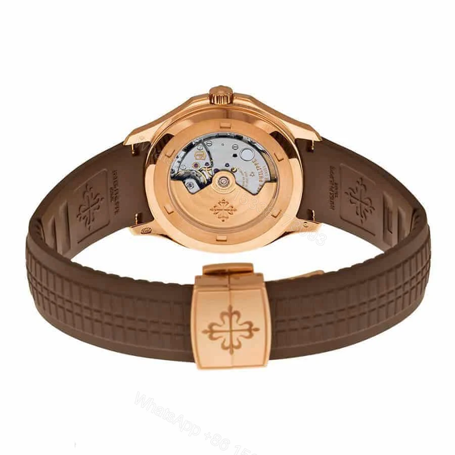 View 4 of Patek Philippe Gold Brown Strap Super Clone