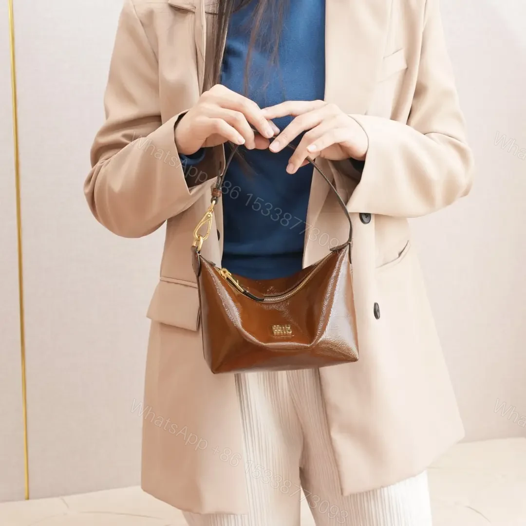 View 13 of 高仿miumiu*Naplak系列5NE841小羊皮飯盒包棕色免檢版