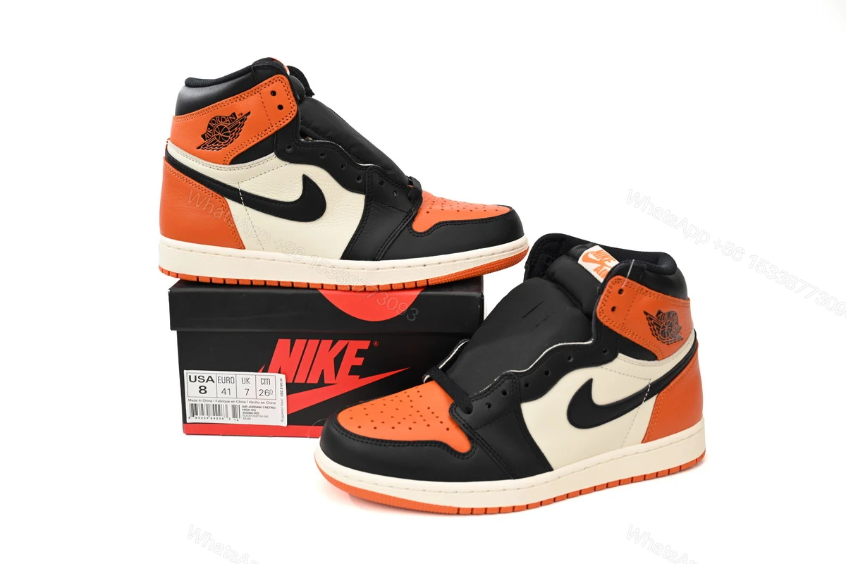 View 3 of Air Jordan 1 Retro High Shattered Backboard 555088-005