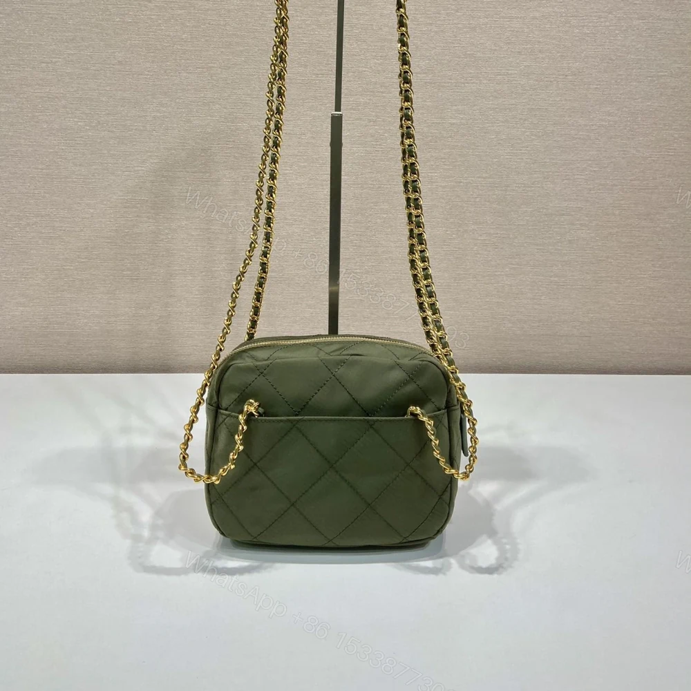 View 2 of 高仿Prada中古單肩包1BD632軍綠色免檢版