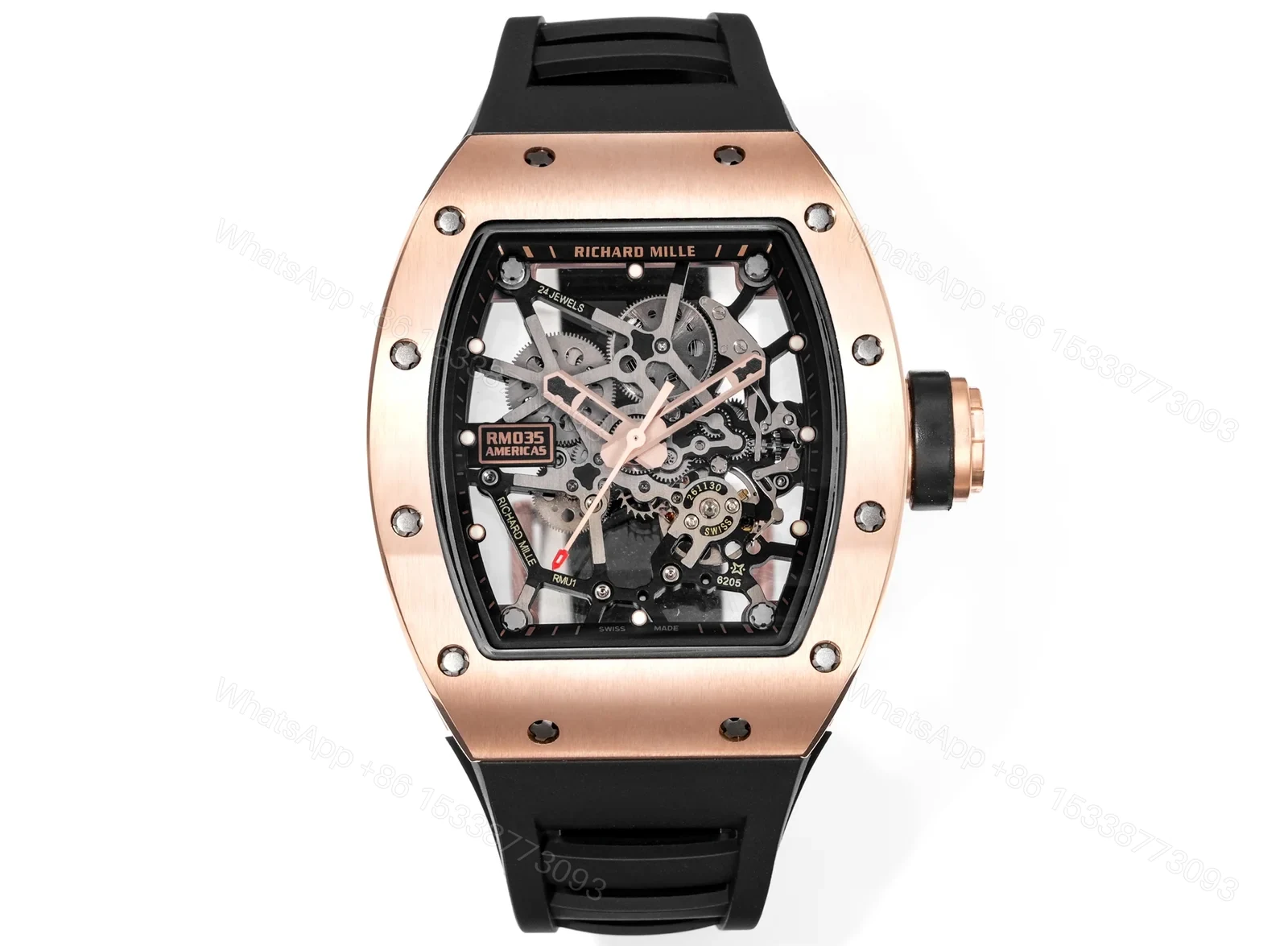 Richard Mille RM035 Big Bull RMUL1 NTPT Carbon Fiber RM035-BIGBULL-RMUL1-NTPT-VELCRO — view 1