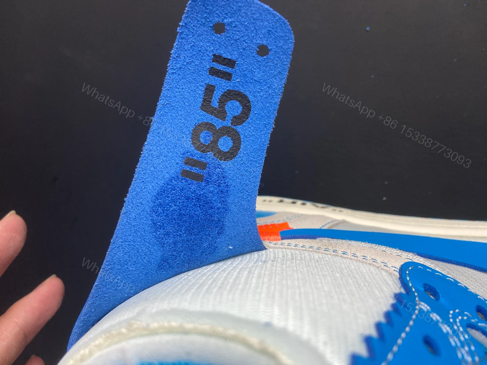 View 8 of Jordan 1 Retro High Off-White University Blue