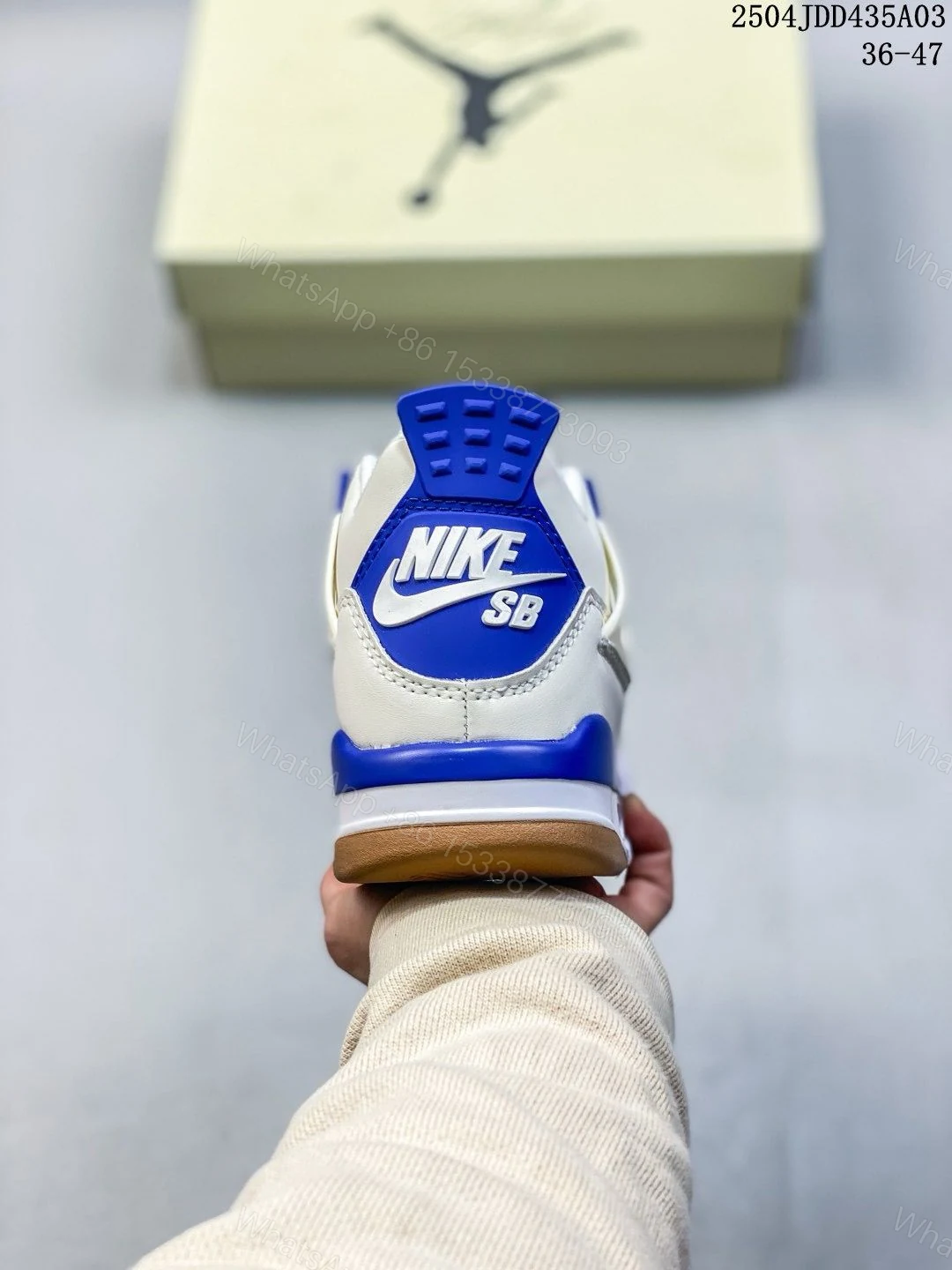 View 4 of FIRST COPY NIKE AIR JORDAN 4 SB SAPPHIRE BLUE SEMI UA