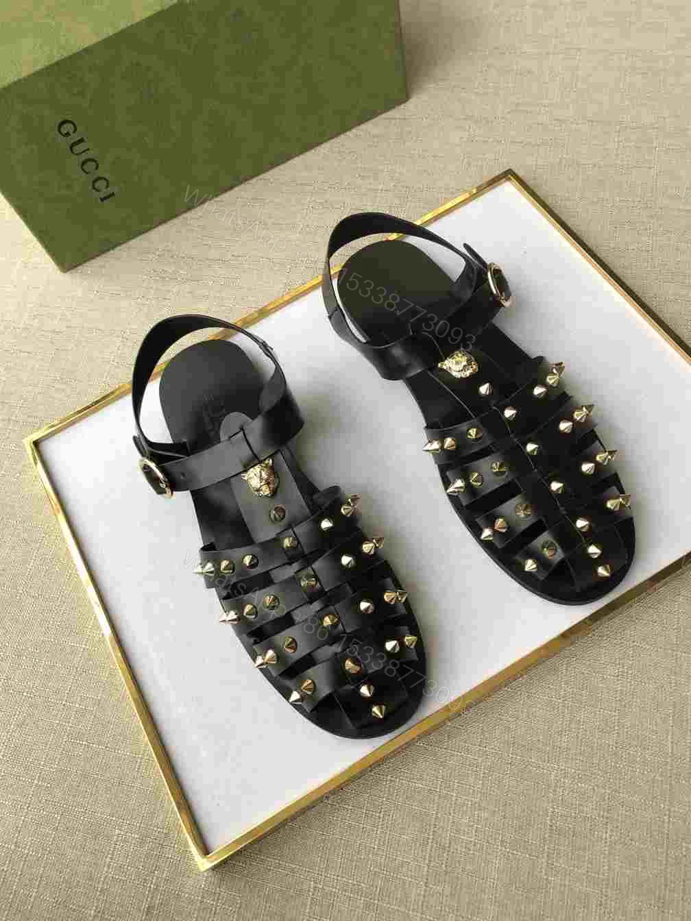 GUCCI SANDAL WITH DOUBLE G – SDG004 — view 1