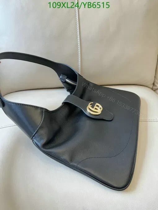 View 5 of Dupe Gucci Large Aphrodite Black Shoulder Bag JLT821