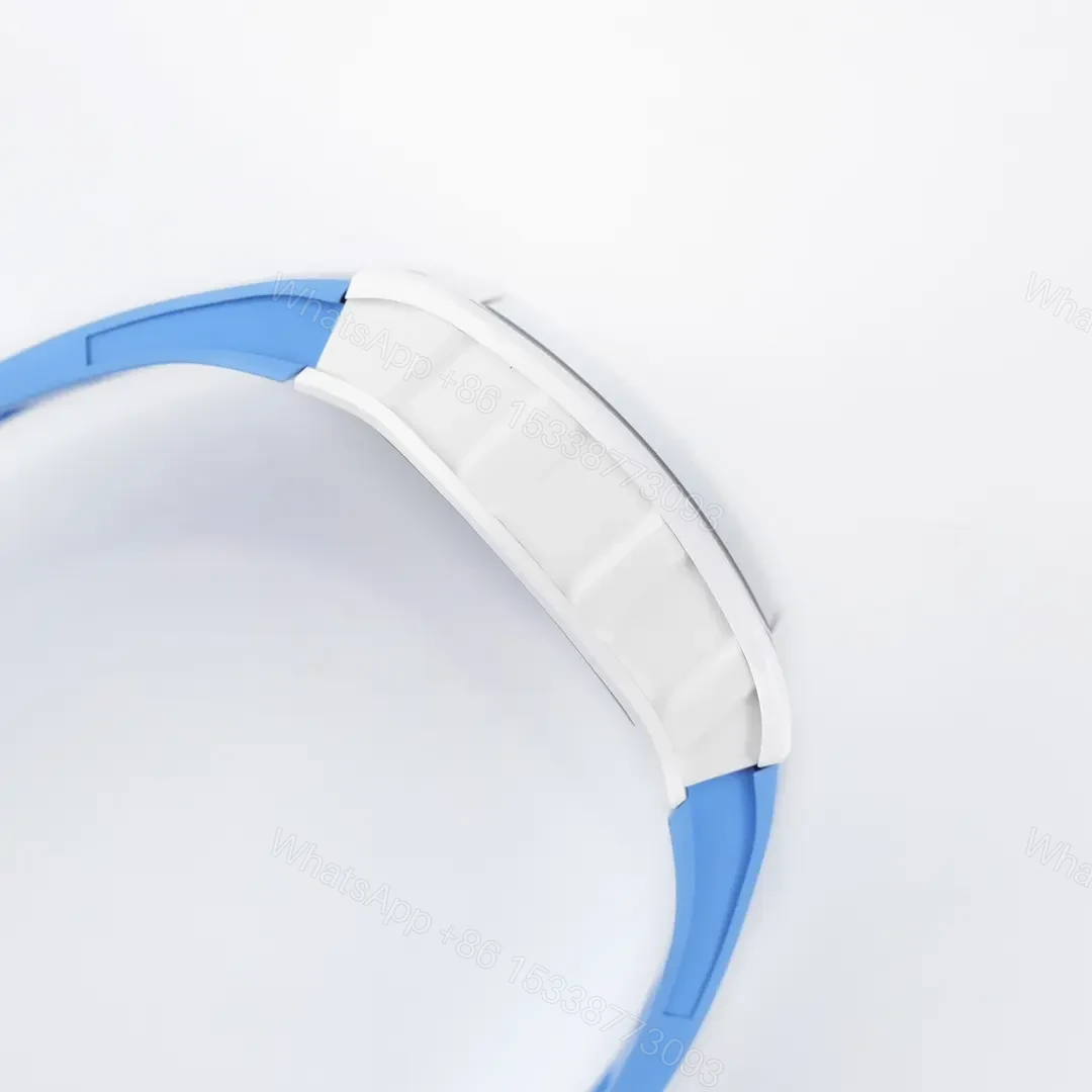 View 2 of JB Factory KU+ KV-V5 White & Blue Ceramic Watch