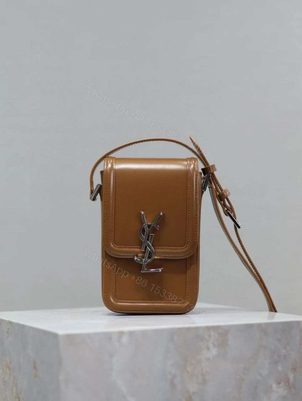View 2 of SAINT LAURENT Mini Solferino Satchel