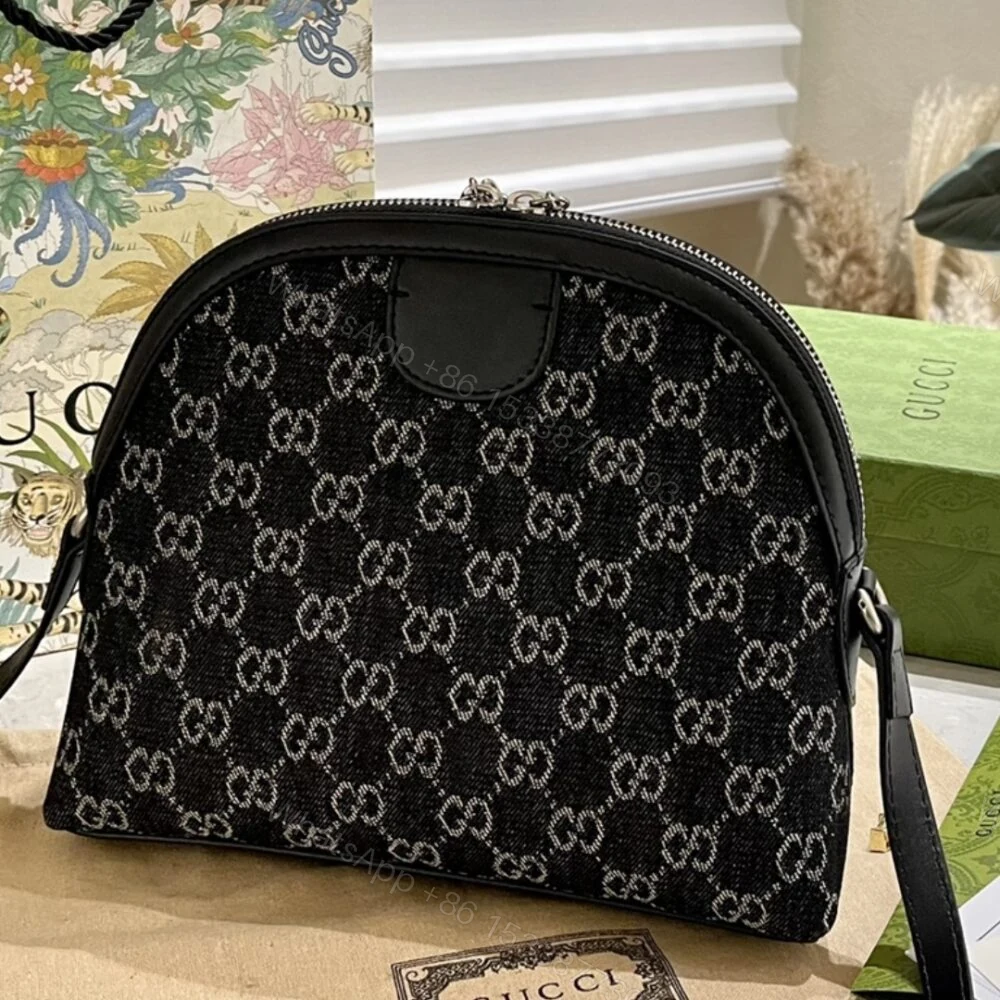 View 3 of Gucci Ophidia GG Small Shoulder Bag Black 23Cm 499621 FAC2F 8450