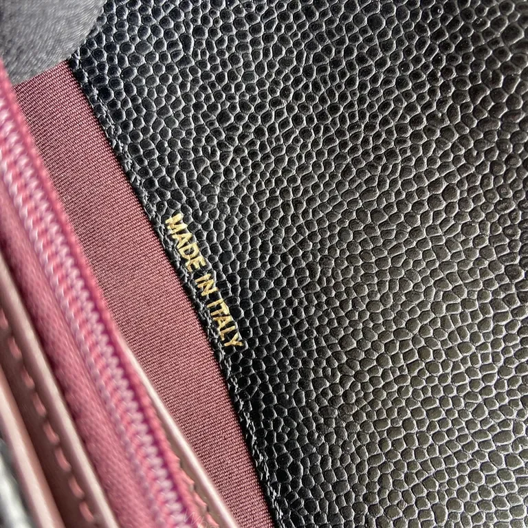 View 4 of Chanel-Inspired Quilted Wallet in Black Leather, Luxe Everyday