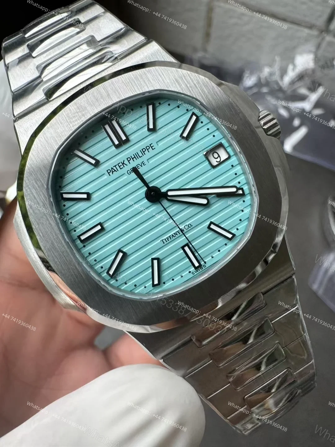 View 6 of Patek Philippe Super Clone Nautilus 5711 Tiffany Blue Dial 40MM