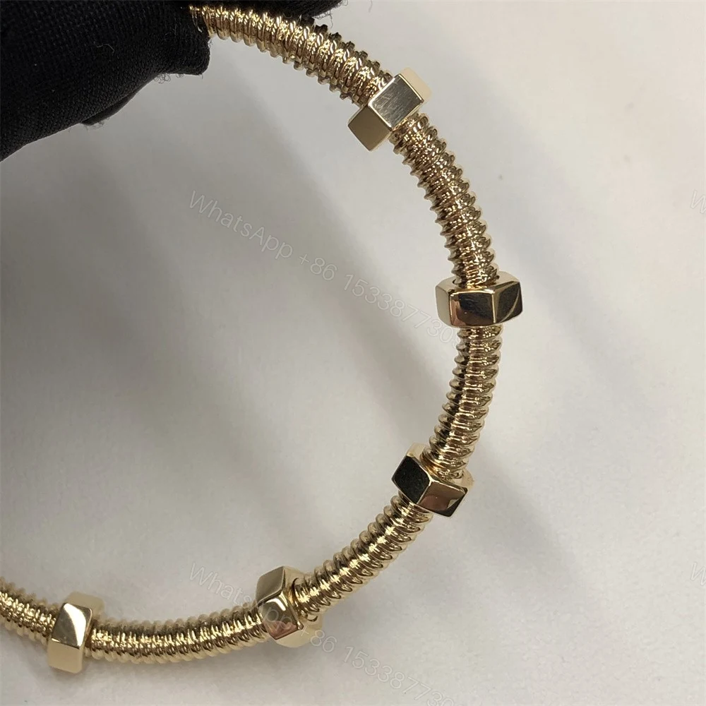 View 3 of Cartier Ecrou De Cartier Bracelet 18K Yellow Gold B6063817