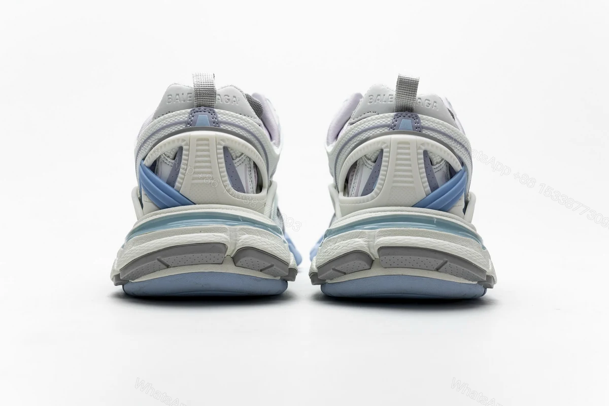 View 3 of Balenciaga Track 2 Sneaker White Light Blue 568615 W2GN3 9045