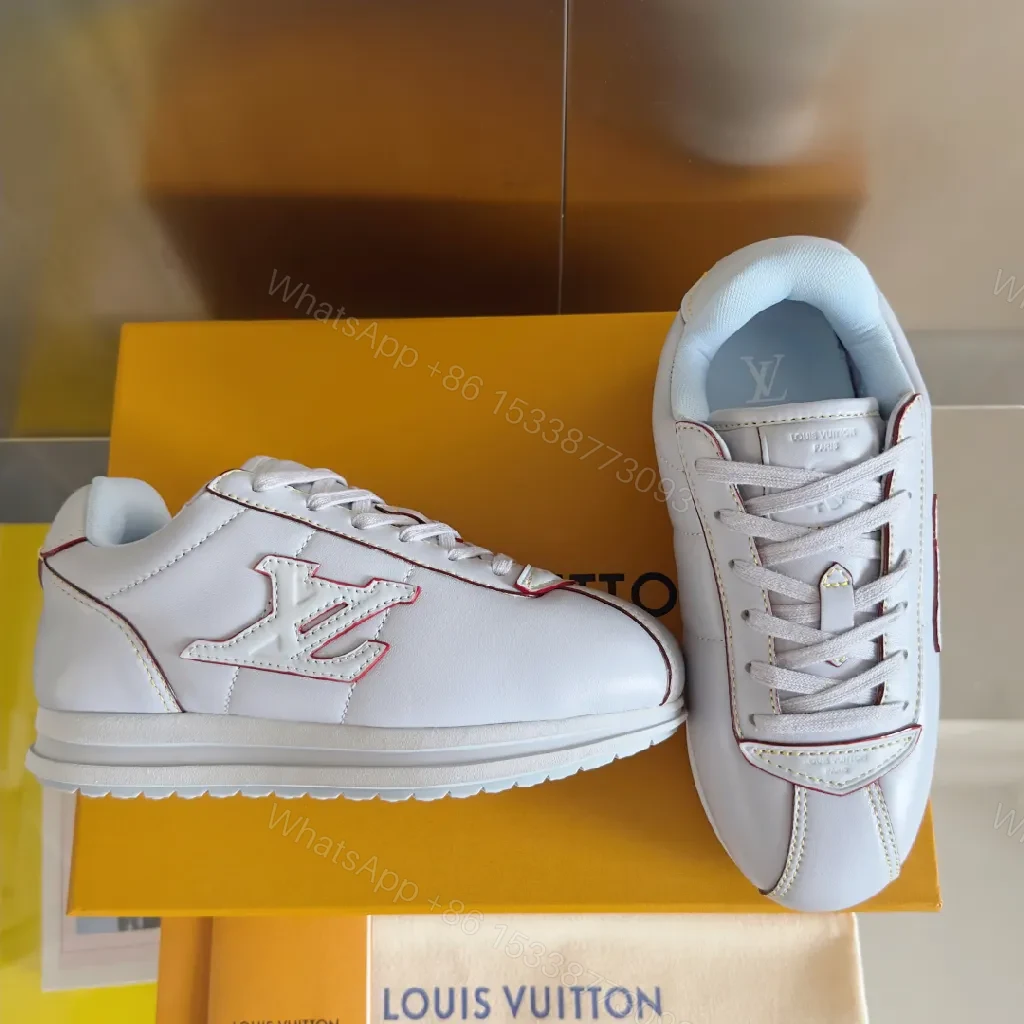 View 2 of White Leather Low-Top Sneakers: Subtle Luxury Comfort
