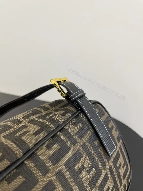 View 3 of Chic Fendi-Pattern Mini Backpack: Day-to-Night Luxury