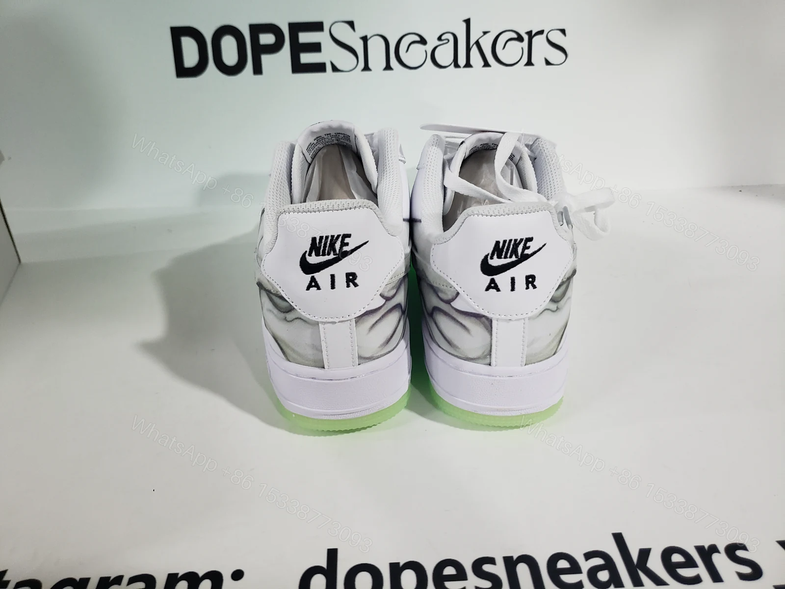 View 4 of Nike Air Force 1 Low Skeleton Halloween (2018) BQ7541-100