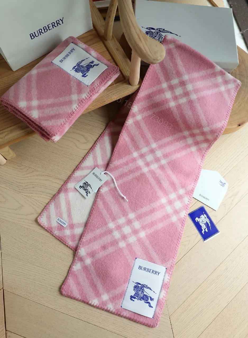 View 3 of Soft Pink Plaid Throw—Heritage Cozy Fleece Blanket