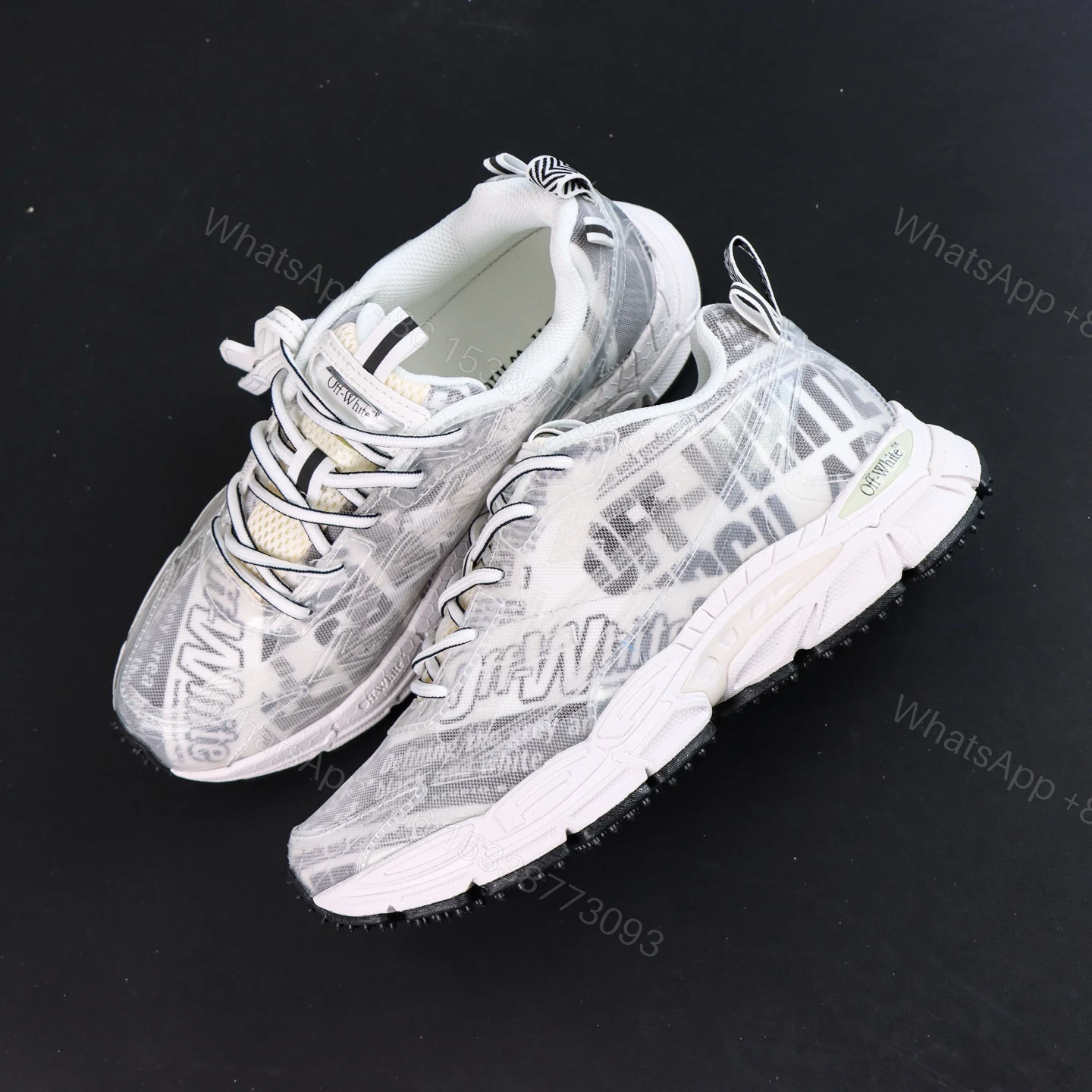 View 8 of Off White Be Right Back White Print