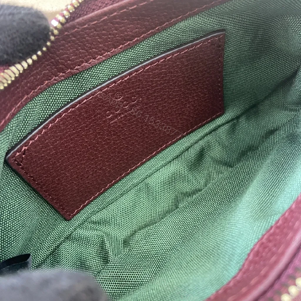 View 3 of Chic Canvas Crossbody: GG-Inspired Luxe, Compact Bag