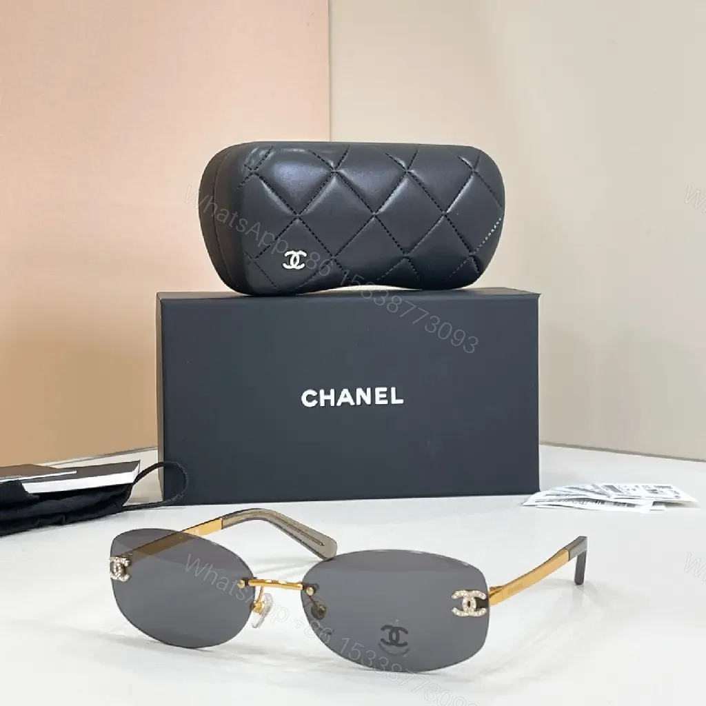 View 9 of Lux Shade Sunglasses: Quilted Alloy Frame, Rimless Style
