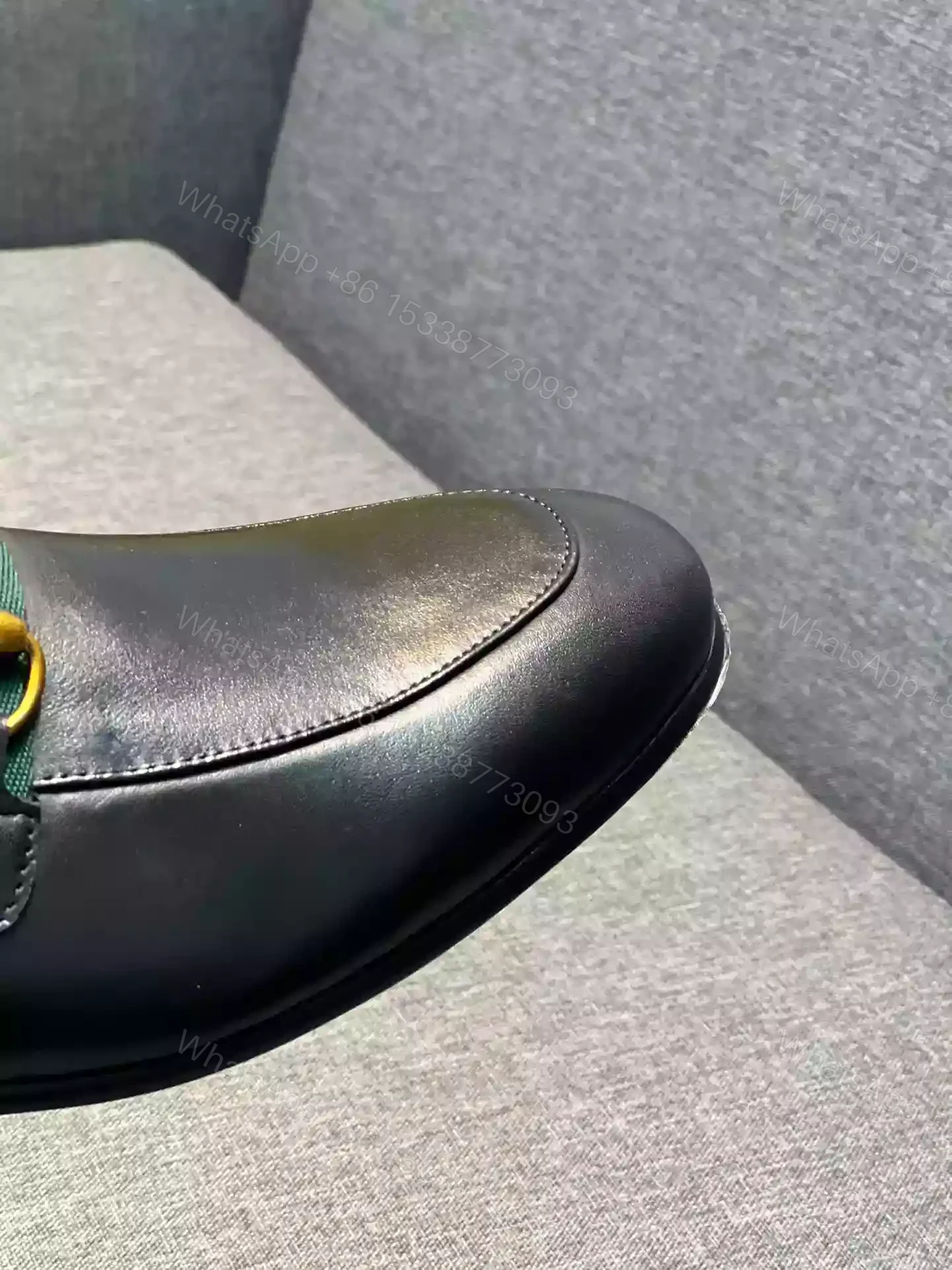 View 4 of GUCCI LOAFER WITH WEB IN BLACK – LDG25