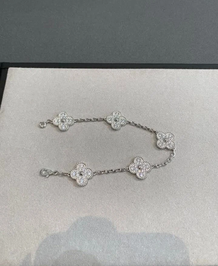 View 2 of Van Cleef & Arpels Replica Alhambra 5 Motifs Bracelet