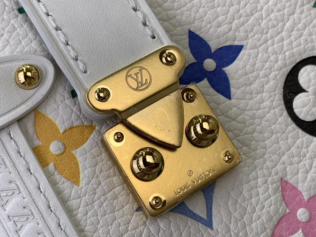 View 5 of Colorful Monogram Satchel: Structured Luxury, All‐Day Versatility