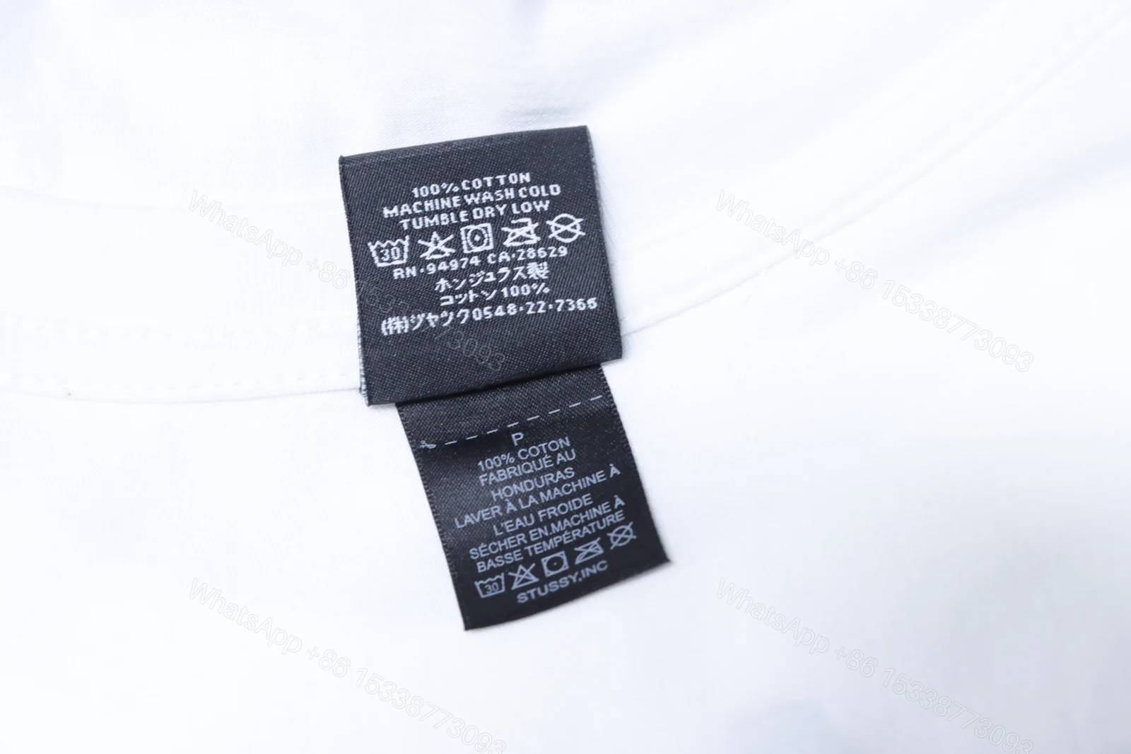 View 7 of Stussy World Tour Collection Printed Short Sleeve Shirt white