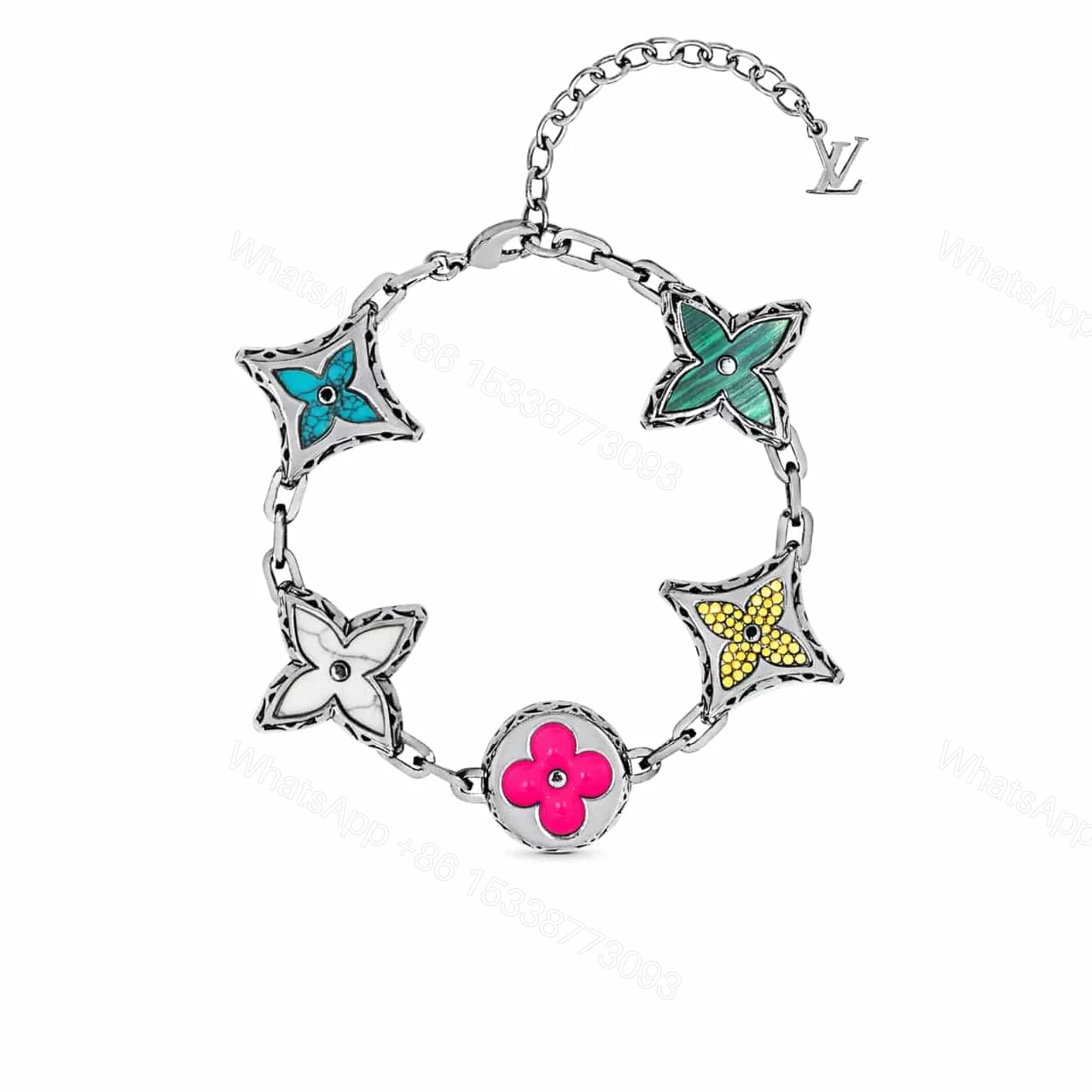 LOUIS VUITTON MONOGRAM BIG PARTY BRACELET M0955A — view 1