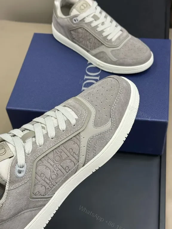 View 3 of Gray Suede-Diamond Textured Sneaker, Designer-Inspired Comfort