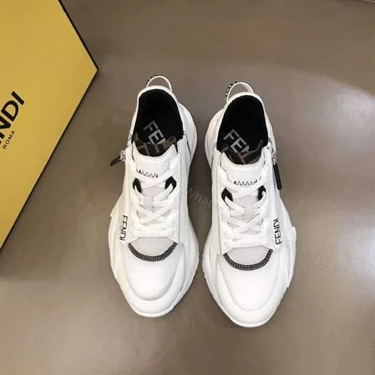 View 4 of FENDI CHUNKY LACE-UP TRAINERS – FD23