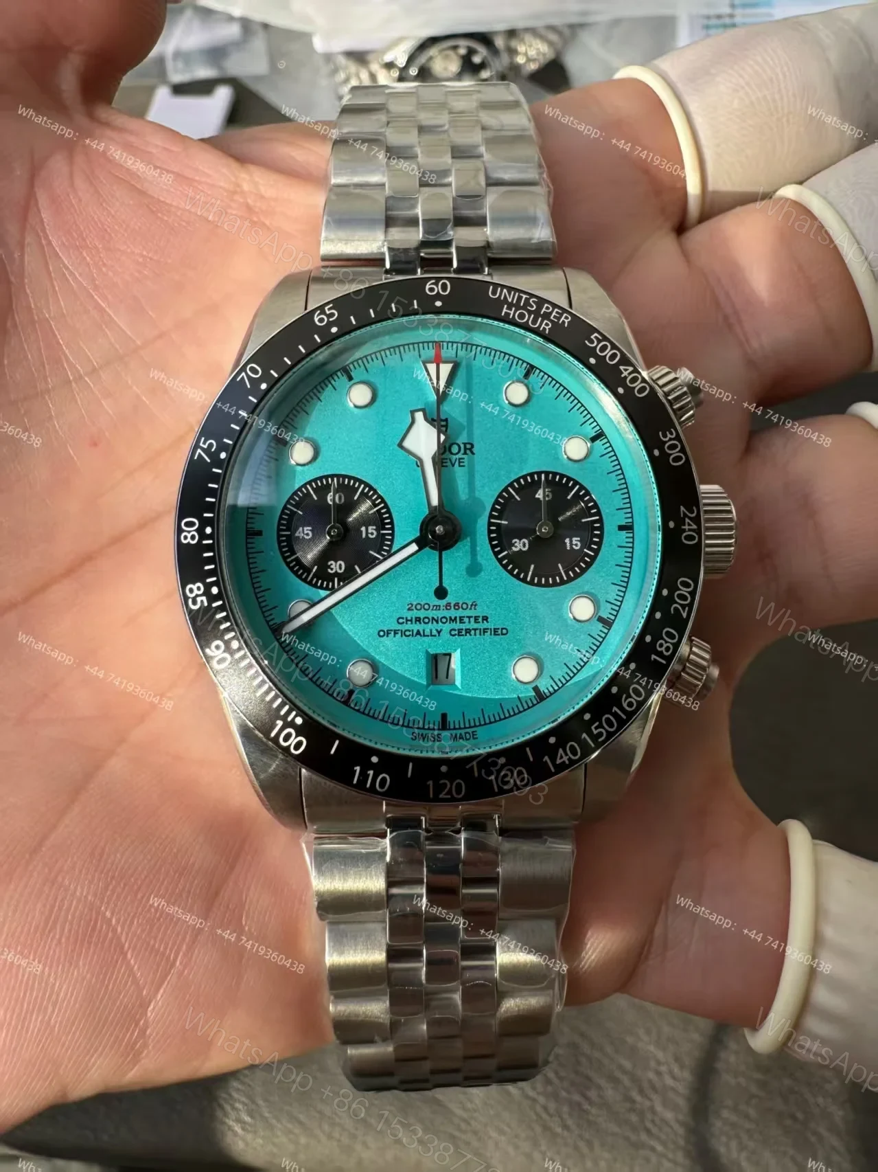 View 7 of Tudor Super Clone Black Bay M79360N-0024 Tiffany Blue Dial